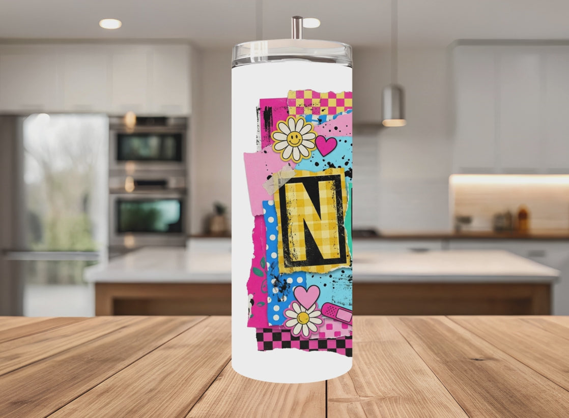 Seamless Vintage Nurse Tumbler Wrap PNG | Digital Download for 20oz Skinny Tumblers  | Sublimation Design